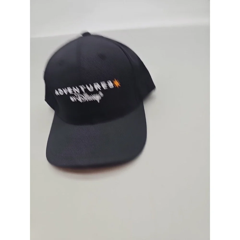 Adventures By‎ Disney Embroidered Adjustable Baseball Cap Black Adults Casual